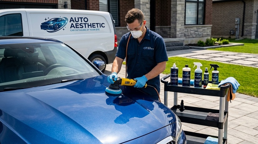 High-grade multi-stage paint correction and ceramic coating application
